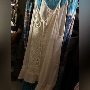 Mossimo Supply Co. Cream Lace Chemise